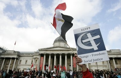 Britain Egypt Demonstration
